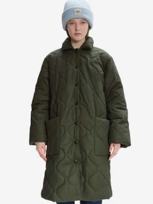 A.P.C. kurtka Manteau Sarah damska kolor zielony przejściowa COEZV.F01502-MILITARYKH