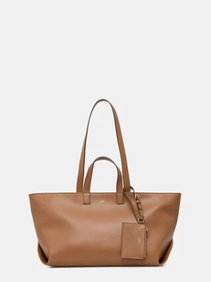 A.P.C. LE DRUMMER torebka shopper damska skórzana