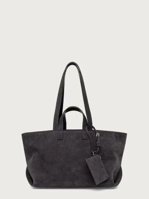 A.P.C. LE DRUMMER torebka shopper damska zamszowa