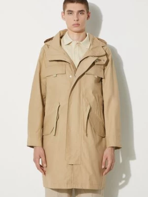 A.P.C. parka Parka Yael męska kolor beżowy przejściowa COEGJ.H30178-BEIGE