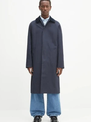 A.P.C. płaszcz bawełniany mac gaspard