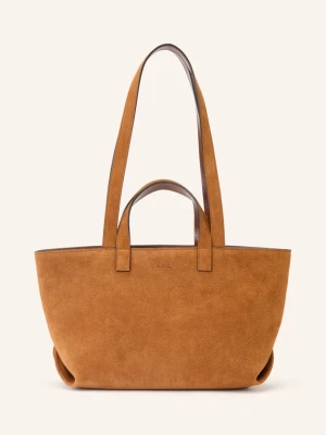 A.P.C. Shopperka Le Drummer Small braun CAMELOWY