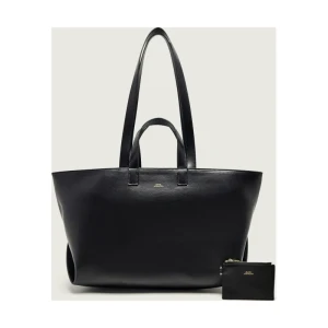 A.P.C. Skórzana shopperka + saszetka Le Drummer