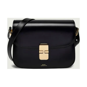 A.P.C. Skórzana torebka na ramię Grace