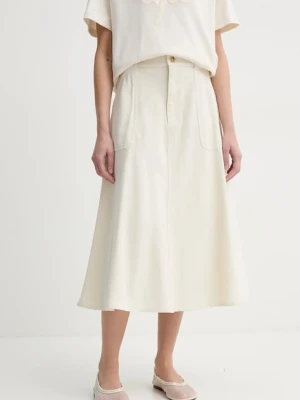 A.P.C. spódnica bawełniana jupe laurie
