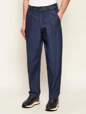 A.P.C. Spodnie chino Renato | Relaxed fit granatowy