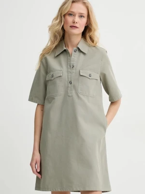 A.P.C. sukienka bawełniana robe selia