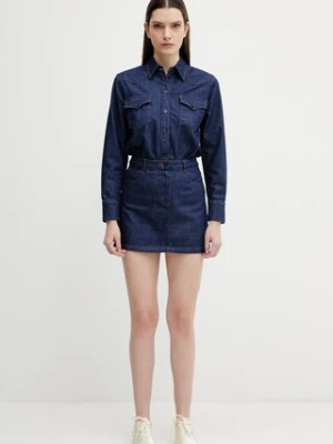 A.P.C. sukienka jeansowa Robe Chemise Western