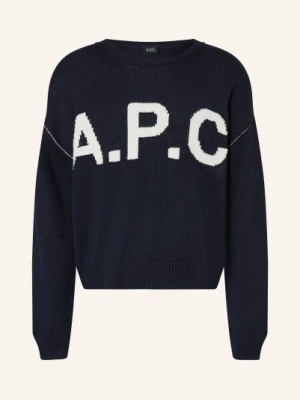 A.P.C. Sweter blau