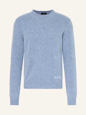 A.P.C. Sweter Edmond blau JASNONIEBIESKI