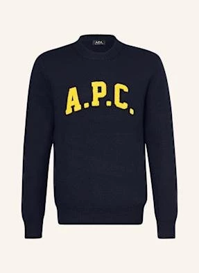 A.P.C. Sweter Joshua blau