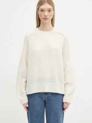 Zdjęcie produktu A.P.C. sweter Pull Naomie damski kolor beżowy WPABE.F23283