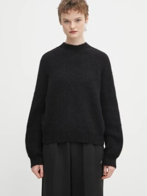 A.P.C. sweter z dodatkiem wełny Pull Emilia damski kolor czarny ciepły WPABE.F23449