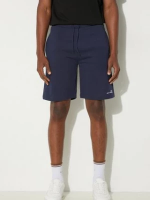 A.P.C. szorty bawełniane Item Short kolor granatowy COEAS.H10148-DARKNAVY