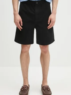 A.P.C. szorty jeansowe Short Norris męskie kolor czarny COGBJ.H10186