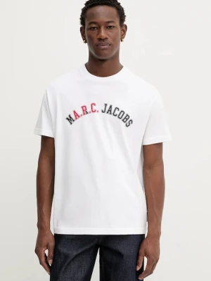A.P.C. t-shirt bawełniany A.P.C. x MARC JACOBS męski kolor biały z nadrukiem COHKS.H26554