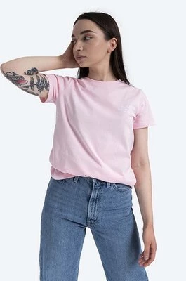 A.P.C. t-shirt bawełniany Denise kolor różowy COEAV.F26842-WHITE