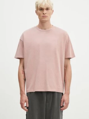 A.P.C. t-shirt bawełniany Floater kolor różowy gładki COHBS-M26437