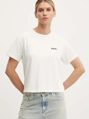 A.P.C. t-shirt bawełniany t-shirt boxy petit vpc