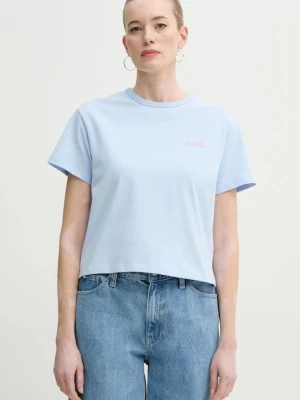 A.P.C. t-shirt bawełniany t-shirt boxy petit vpc