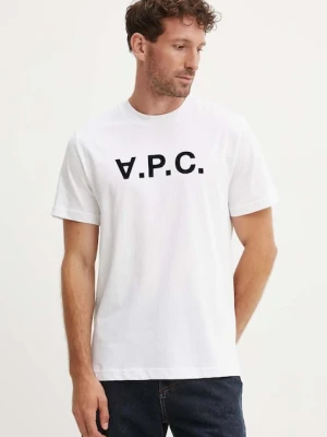 A.P.C. t-shirt bawełniany t-shirt standard grand vpc GOTS