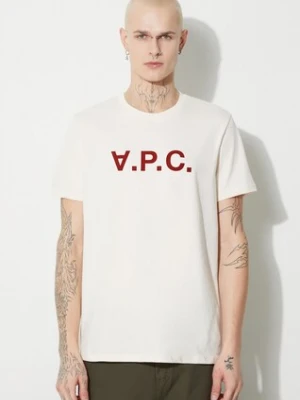 A.P.C. t-shirt bawełniany Vpc Kolor