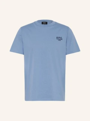 A.P.C. T-Shirt blau JASNONIEBIESKI