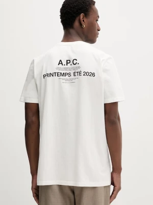 A.P.C. t-shirt męski bawełniany