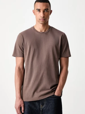 A.P.C. T-shirt męski bawełniany beżowy