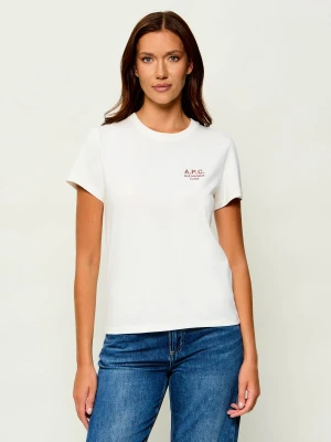 A.P.C. T-shirt Rue Madame Gots | Regular Fit ecru