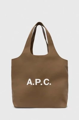 A.P.C. torba Ninon kolor zielony