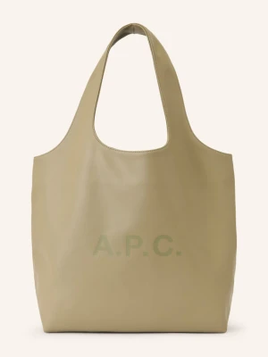 A.P.C. Torba Shopper Ninon gruen JASNOZIELONY