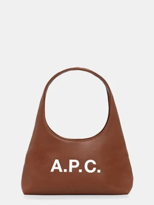 A.P.C. torebka baby ninon shoulder kolor brązowy PUAAT.F67027