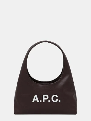 A.P.C. torebka baby ninon shoulder kolor brązowy PUAAT.F67027