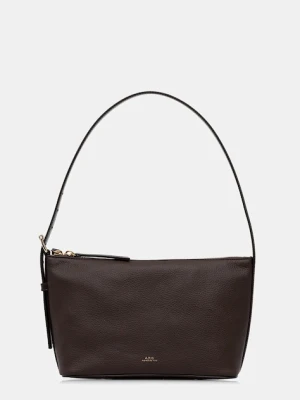 A.P.C. torebka bawełniana Sac Vera Shoulder kolor brązowy PXCBL.F61974