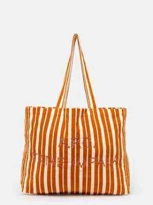 A.P.C. torebka bawełniana Shopping Leash kolor pomarańczowy COHEM-M61966