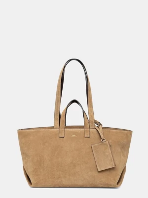A.P.C. torebka damska zamszowa LE DRUMMER
