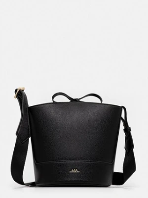 A.P.C. torebka Sac Ana Small kolor czarny PUABO.F61993