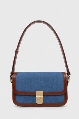 A.P.C. torebka sac grace baguette kolor brązowy COHDH.F61615