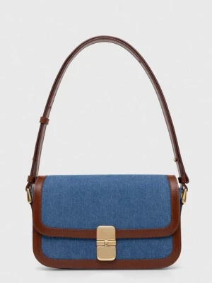 A.P.C. torebka sac grace baguette kolor brązowy COHDH.F61615