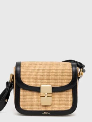 A.P.C. torebka sac grace mini kolor czarny VIALB-F61515