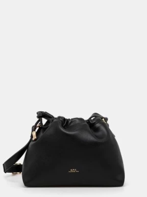 A.P.C. torebka Sac Ninon Mini kolor czarny PUAAT-F61582