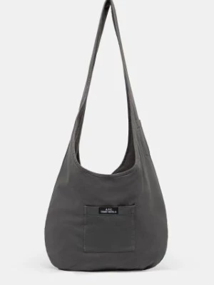 A.P.C. torebka Sac Quiker kolor szary COHEL-M61965