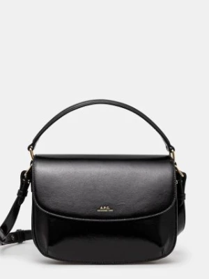 A.P.C. torebka Sac Sarah Shoulder Mini kolor czarny PXCAM-F61629