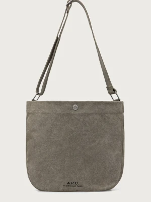 A.P.C. torebka shopper damska Besace Journal zielony