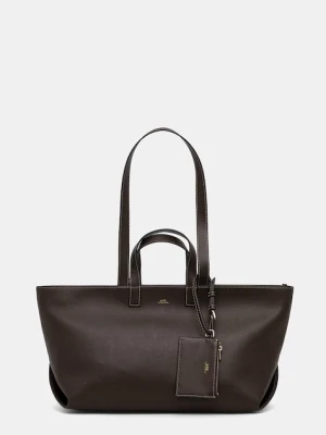 A.P.C. torebka shopper damska skórzana le drummer