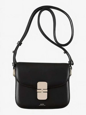 A.P.C. torebka skórzana A.P.C. Sac Grace Mini PXBMW-F61515 BLACK