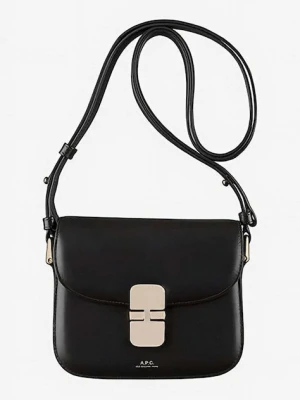 A.P.C. torebka skórzana A.P.C. Sac Grace Mini PXBMW-F61515 BLACK