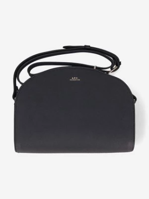 A.P.C. torebka skórzana Sac Demi-lune kolor czarny PXBJQ.F61048-BLACK