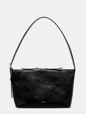 A.P.C. torebka skórzana Sac Vera Shoulder kolor czarny PXCCK.F61974